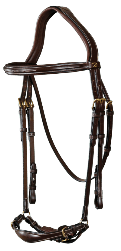 Уздечка с ганноверским капсюлем Adjustable Drop Noseband от Dyon