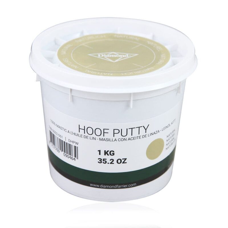 Шпаклевка для копыт прозрачная Hoof Putty от Diamond, 1 кг.