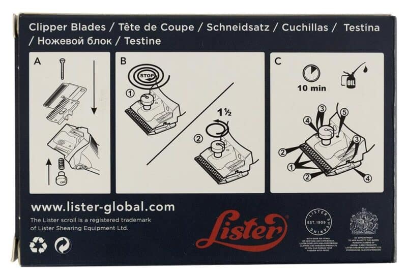 Лезвие №WLO 258-11840 Medium для машинки для стрижки от Lister