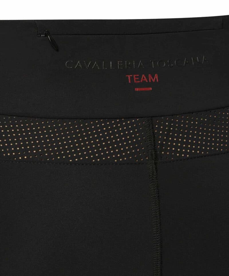 Лосини з колінною силіконовою леєю Team Red від Cavalleria Toscana