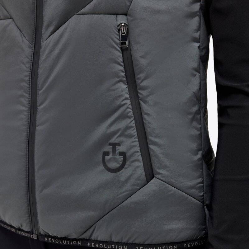 Жилет жіночий Revo Laser Cut Logo Nylon Puffer Vest від Cavalleria Toscana