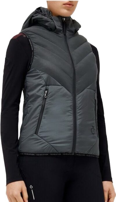 Жилет жіночий Revo Laser Cut Logo Nylon Puffer Vest від Cavalleria Toscana